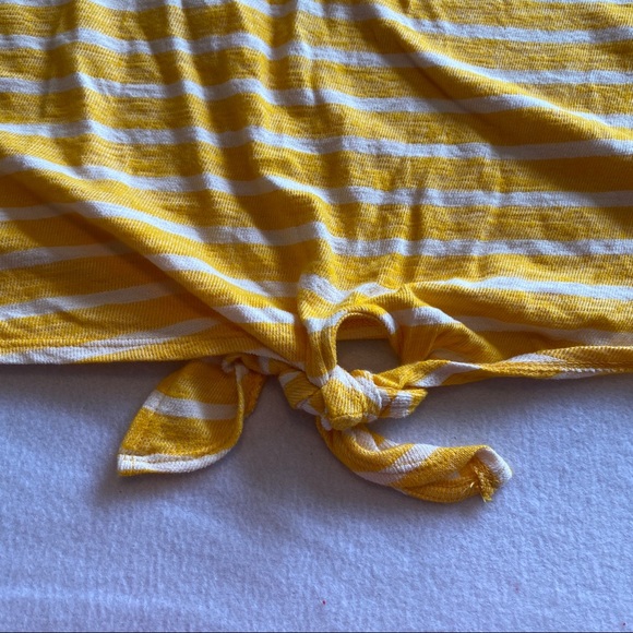 NWT - Yellow Stripped Top - Picture 2 of 6